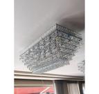 Lustre Luminaria Retangular 76cm Camadas Design Formosa