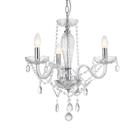 Lustre Maria Tereza 3 braços Teresa lâmpadas E14