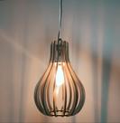 Lustre MDF balão invertido