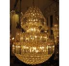Lustre Moderno Imponente 118cm Cristais Sofisticado Formosa Lustre Moderno Imponente 118cm Cristais Sofisticado Formosa