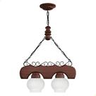 Lustre Muller Canga 2 Lâmpadas Envelhecido 402E Lustre Muller Canga 2 Lâmpadas Envelhecido 402E