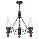 Lustre Muller Rustico 3 Lâmpadas Envelhecido 803E Lustre Muller Rustico 3 Lâmpadas Envelhecido 803E