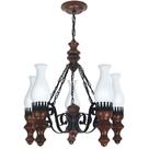 Lustre Muller Rustico 5 Lâmpadas Envelhecido 805E Lustre Muller Rustico 5 Lâmpadas Envelhecido 805E