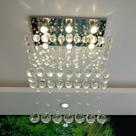 Lustre P/sala De Jantar base Inox 50x22cm