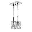 Lustre Para Sala Clearcast Duplo Cristal Legitimo!