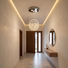 Lustre para sala de cristal legítimo k9, Até 1,20 cm altura,mais lâmpadas Brinde.