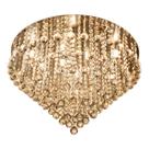 Lustre Para Sala De Cristal Legítimo Redondo 60cm Diâmetro