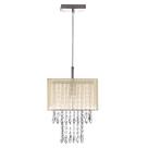 Lustre Para Sala De Cupula Cristal Acrílic Marrycrilic Bege Lustre Para Sala De Cupula Cristal Acrílic Marrycrilic Bege