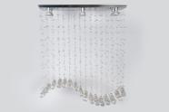 Lustre para sala de jantar,com 70cm de altura,80 esferas de cristais asfour legítimos de 30mm