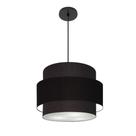 Lustre Para Sala de Jantar Vivare Md-4393 Cúpula em Tecido 45cm
