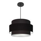 Lustre Para Sala de Jantar Vivare Md-4394 Cúpula em Tecido 50cm