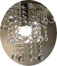 Lustre Para Sala Já Vai Montado Com Base De Inox E Lâmpada
