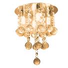 Lustre para sala,vai montado Dourado,Base 20 cm.