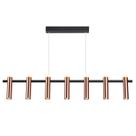 Lustre Pendente 105cm x 20cm 3000K Tubi Bella Iluminação