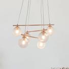Lustre Pendente 6 Foco 25w OD039R Asta Bella Iluminação