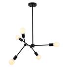 Lustre Pendente 60cmx118cm 5xe27 200w Leblon RM001B Bella Iluminação