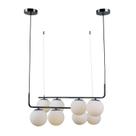 Lustre Pendente 90x28cm 8 Lâmpadas E27 40W Petit Bella Iluminação