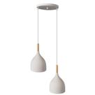 Lustre Pendente Aquarela Gota 2 Luzes AQG2X1725PDBC Bronzearte