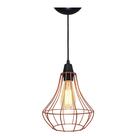 Lustre Pendente Aramado Castle Moderno 22x20cm Bivolt