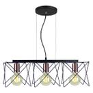 Lustre Pendente Aramado Star Trio Moderno 18x62cm Bivolt