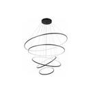 Lustre Pendente Argola 5 Anéis de 1x150cm 2x120cm 2X80cm