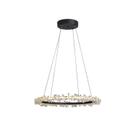 Lustre Pendente Aster 60x8cm 1x LED 28W 3000k 2100 Lúmens OC024B Bella Iluminação