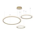 Lustre Pendente Astraled Aspectral PL-9740 Dourado Led Bivolt