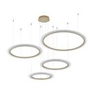 Lustre Pendente Astraled Aspectral PL-9742 Dourado Led Bivolt