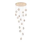 Lustre Pendente Astraled Astrobell PL-9853 Dourado Brilho Led Bivolt
