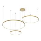 Lustre Pendente Astraled Bevis PL-9734 Dourado Led Bivolt