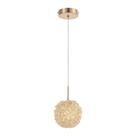 Lustre Pendente Astraled Castula PT-9123 Dourado Brilho G9 Bivolt 3000K - Luz Amarela