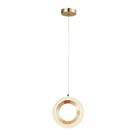 Lustre Pendente Astraled Helvetios PT-9122 Dourado Brilho Led Bivolt