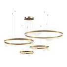 Lustre Pendente Astraled Lomy PL-9854 Dourado Led Bivolt