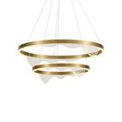 Lustre Pendente Astraled Lomy PL-9855 Dourado Led Bivolt