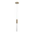 Lustre Pendente Astraled Skat PT-9117 Dourado Led Bivolt