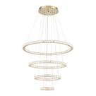 Lustre Pendente Astraled Slaney PL-9748 Dourado Led Bivolt