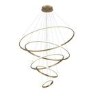 Lustre Pendente Astraled Tabit Pl-9847 Dourado Led Bivolt
