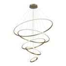 Lustre Pendente Astraled Tabit PL-9847 Dourado Led Bivolt