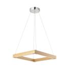 Lustre Pendente Avant Kavas Quadrado 32W 3000k Madeira