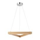 Lustre Pendente Avant Kavas Triangulo 18W 3000k Madeira
