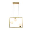 Lustre Pendente Balanço 45cm 35cm 3xg9 75w Bella Iluminação Lustre Pendente Balanço 45cm 35cm 3xg9 75w Bella Iluminação