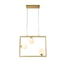 Lustre Pendente Balanço 45cm 35cm 3xg9 75w Bella Iluminação