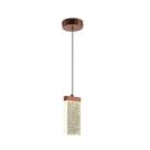 Lustre Pendente Barra Cristal Rose LED 7W 3 Cores Bivolt Lustre Pendente Barra Cristal Rose LED 7W 3 Cores Bivolt