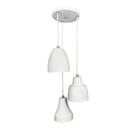 Lustre Pendente Bell Trio Alumínio 3 Cúpulas E27 Bivolt Lustre Pendente Bell Trio Alumínio 3 Cúpulas E27 Bivolt