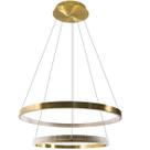 Lustre Pendente Bella Oca 2 Arcos 60 e 40cm 54W Gd002 St1877