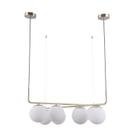 Lustre Pendente Bivolt 40W French Peti Poa Bella Iluminação Amarelo/Gold/Branco Lustre Pendente Bivolt 40W French Peti Poa Bella Iluminação Amarelo/Gold/Branco