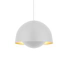 Lustre Pendente Blumenau Ergo E27 Bivolt Branco Fosco