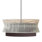 Lustre Pendente Blumenau Gaia Macramê 60cm E27 Bivolt