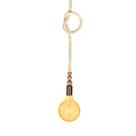 Lustre Pendente Blumenau Sailor Madeira Corda Sisal E27 Bivolt