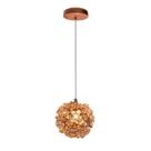 Lustre Pendente Bola Dourado Cristal Dente De Leão Ninho Lustre Pendente Bola Dourado Cristal Dente De Leão Ninho